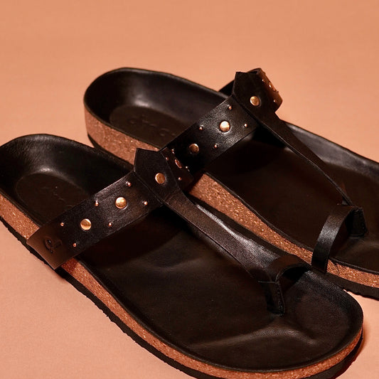 Handcrafted festival-ready leather footwear – Pelle Corko Riveto