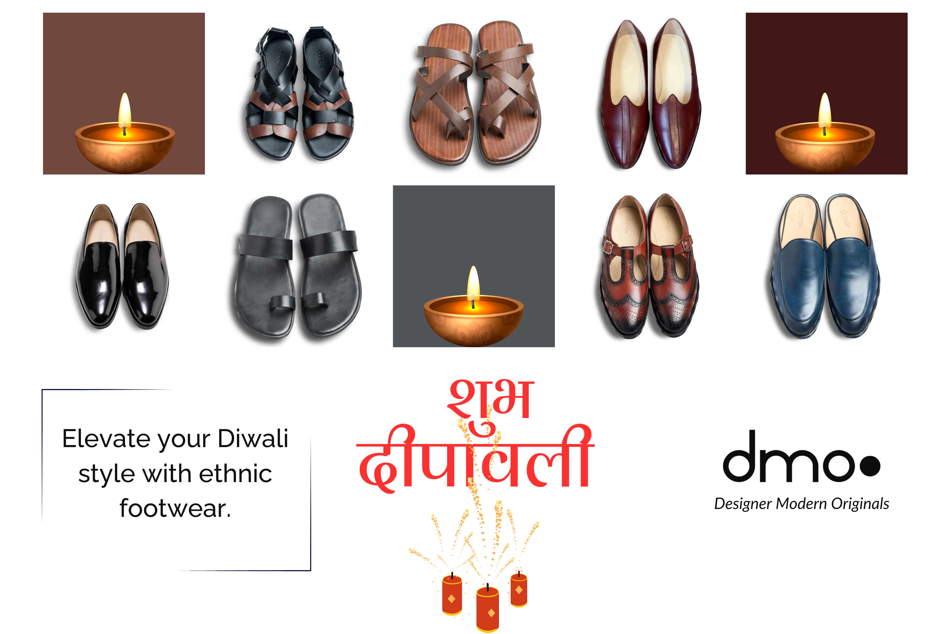 Trendy Footwear Styles by dmodot for Diwali