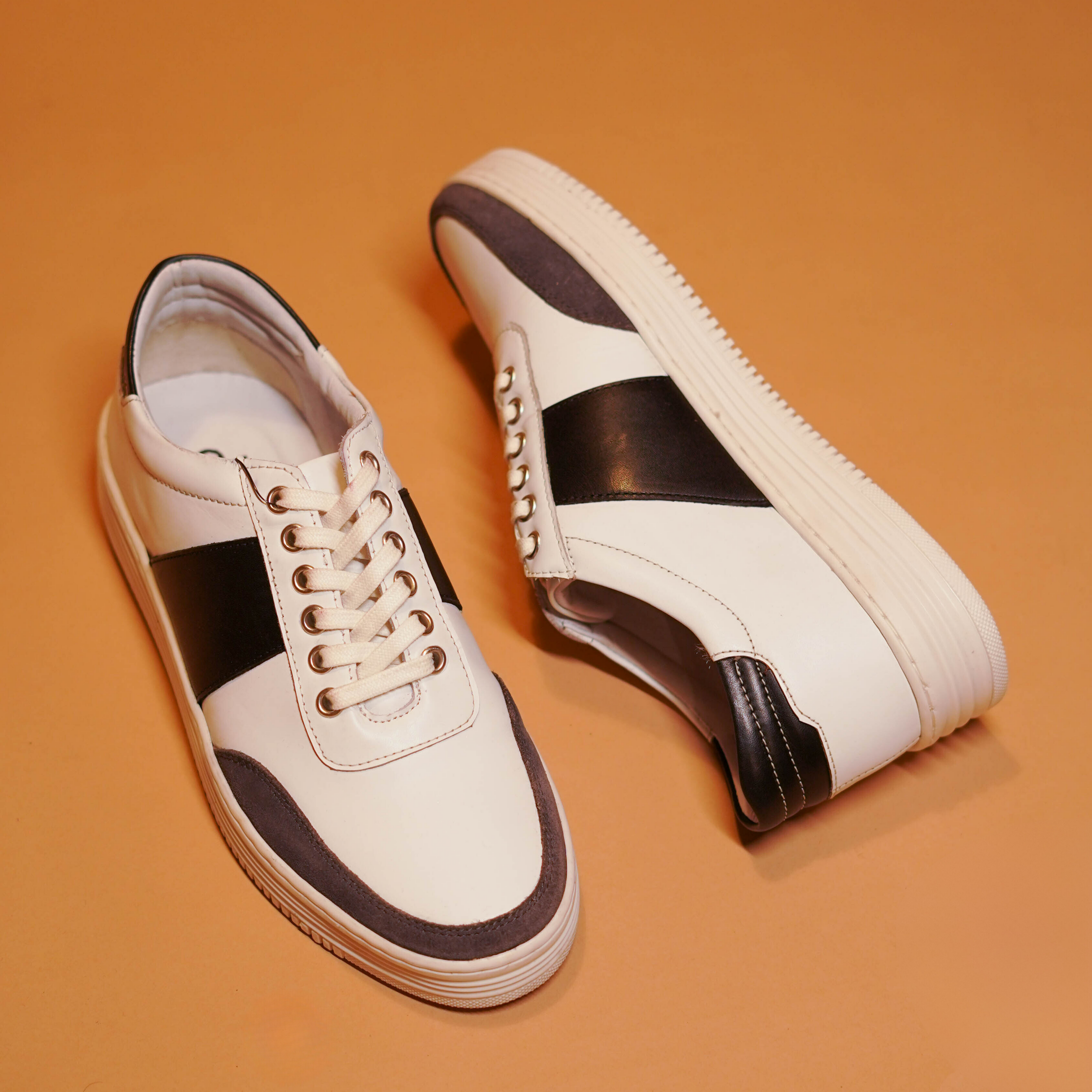 Tranquillo White Leather Sneaker for Men dmodot