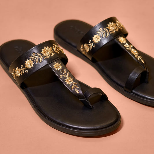 Premium handcrafted toe-loop chappal