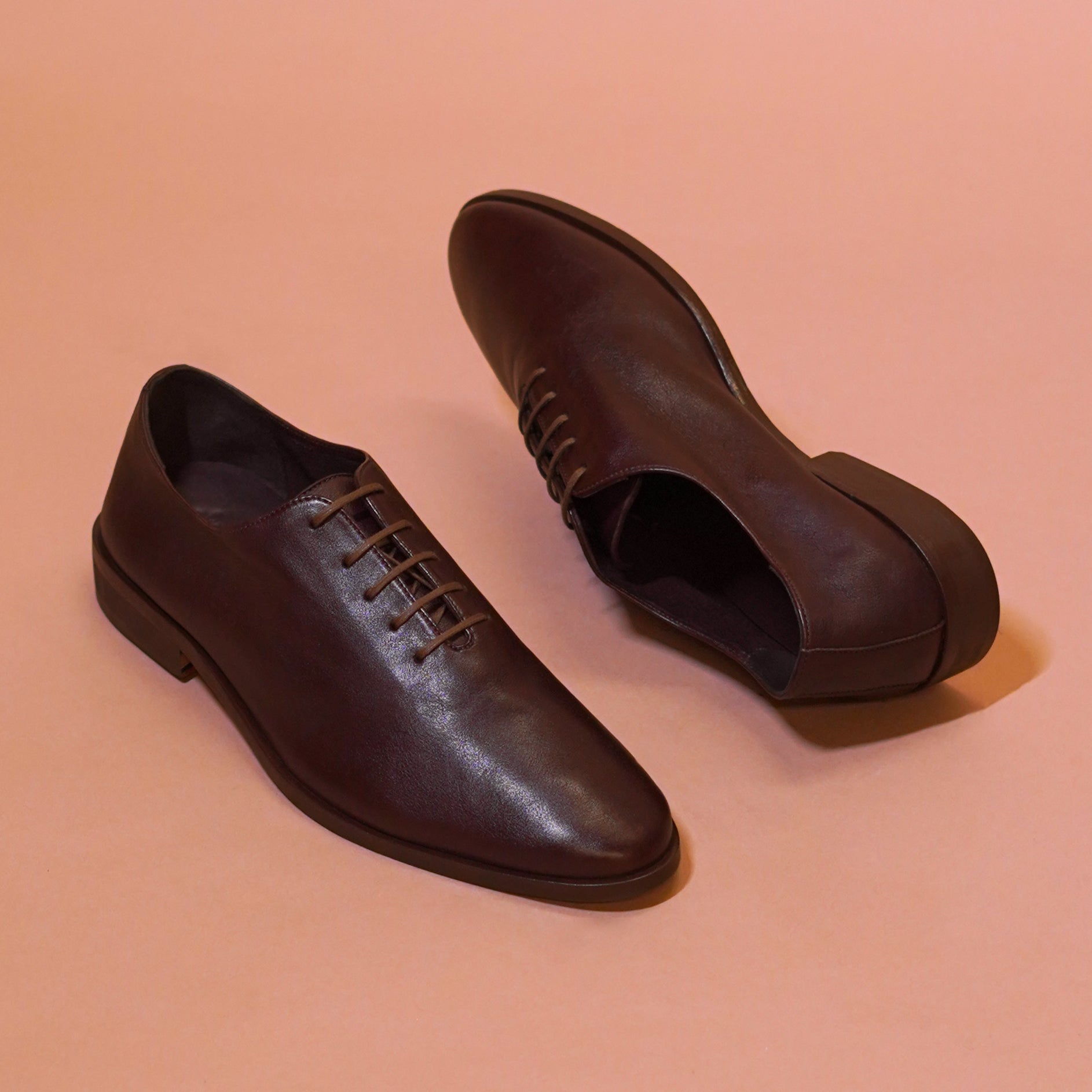 Handcrafted brown leather formal loafer
