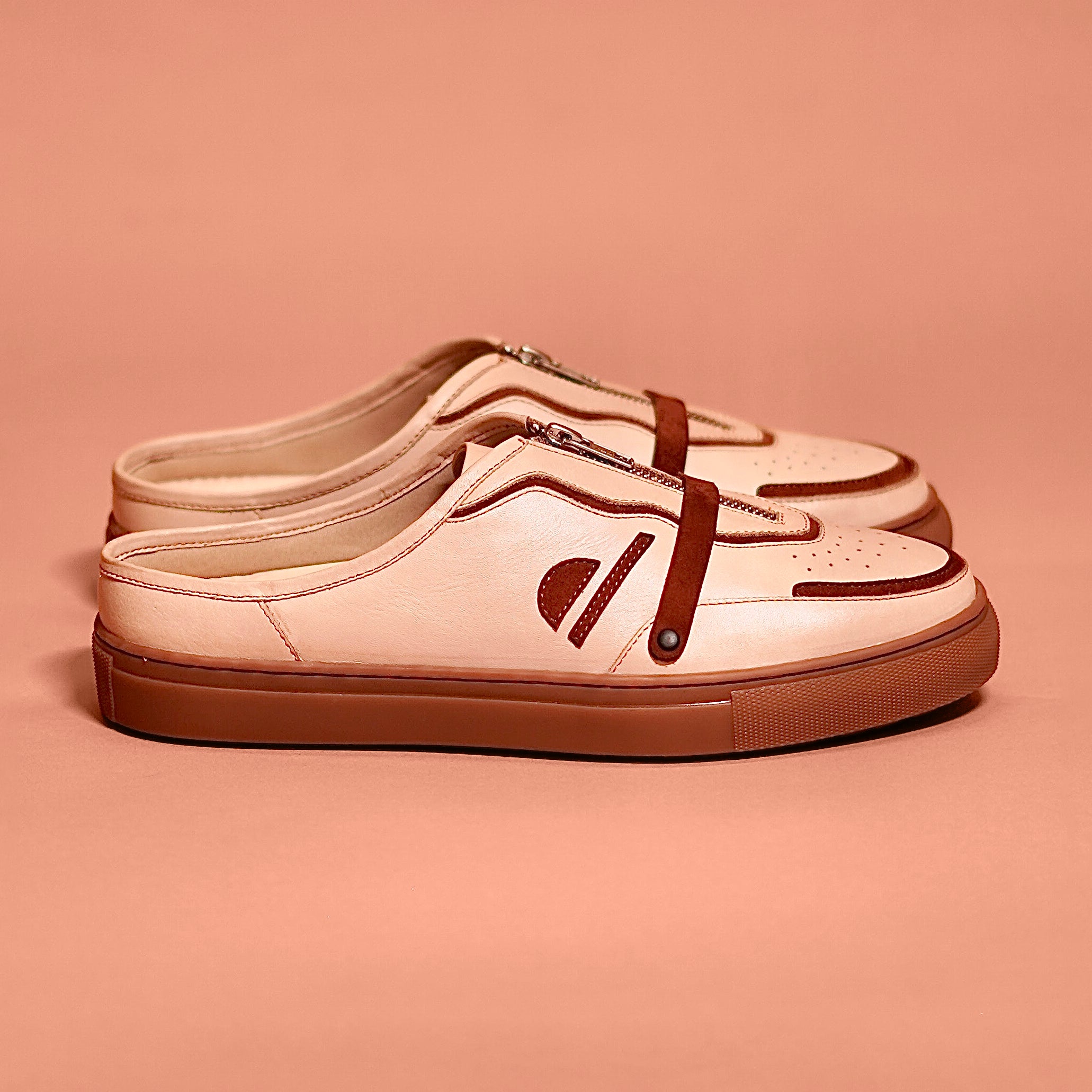 Freddo Mocha | Latte-toned leather mules