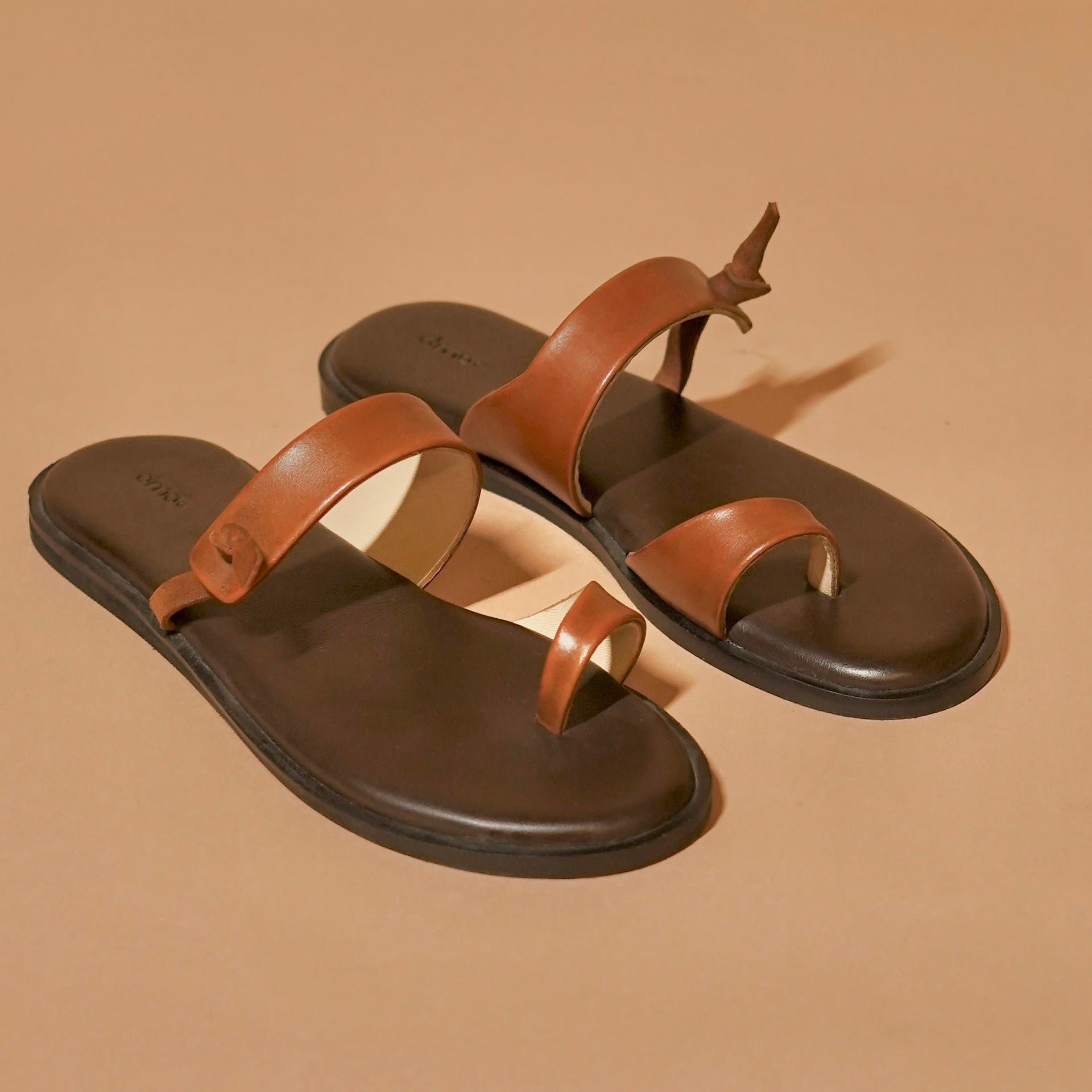 Pelle Sirnna – Women’s Brown Leather Sandal