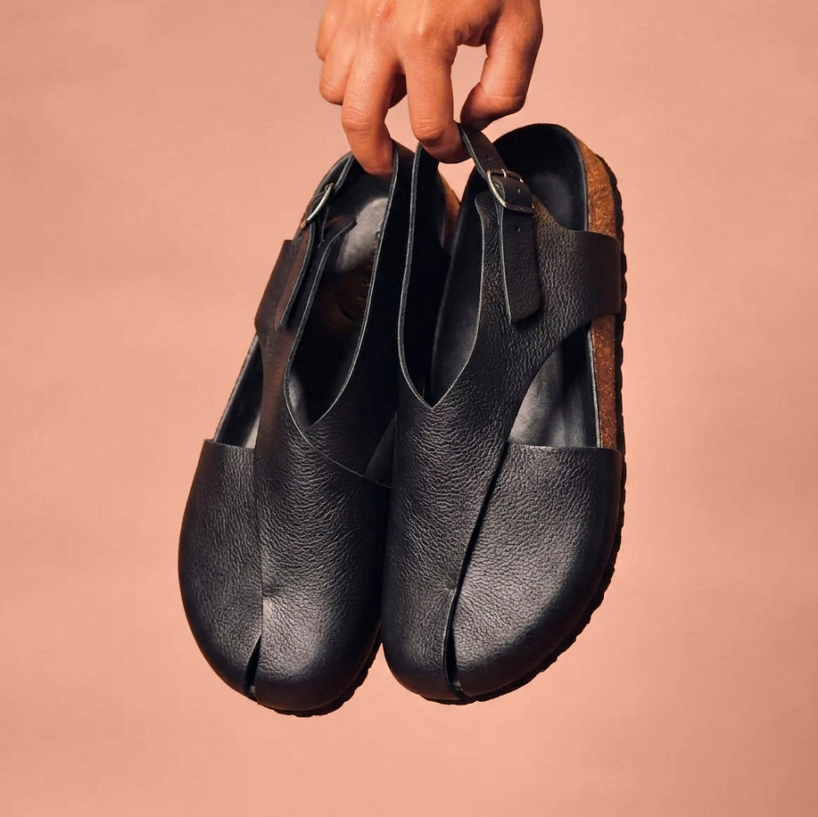 Handcrafted cork sandal for men