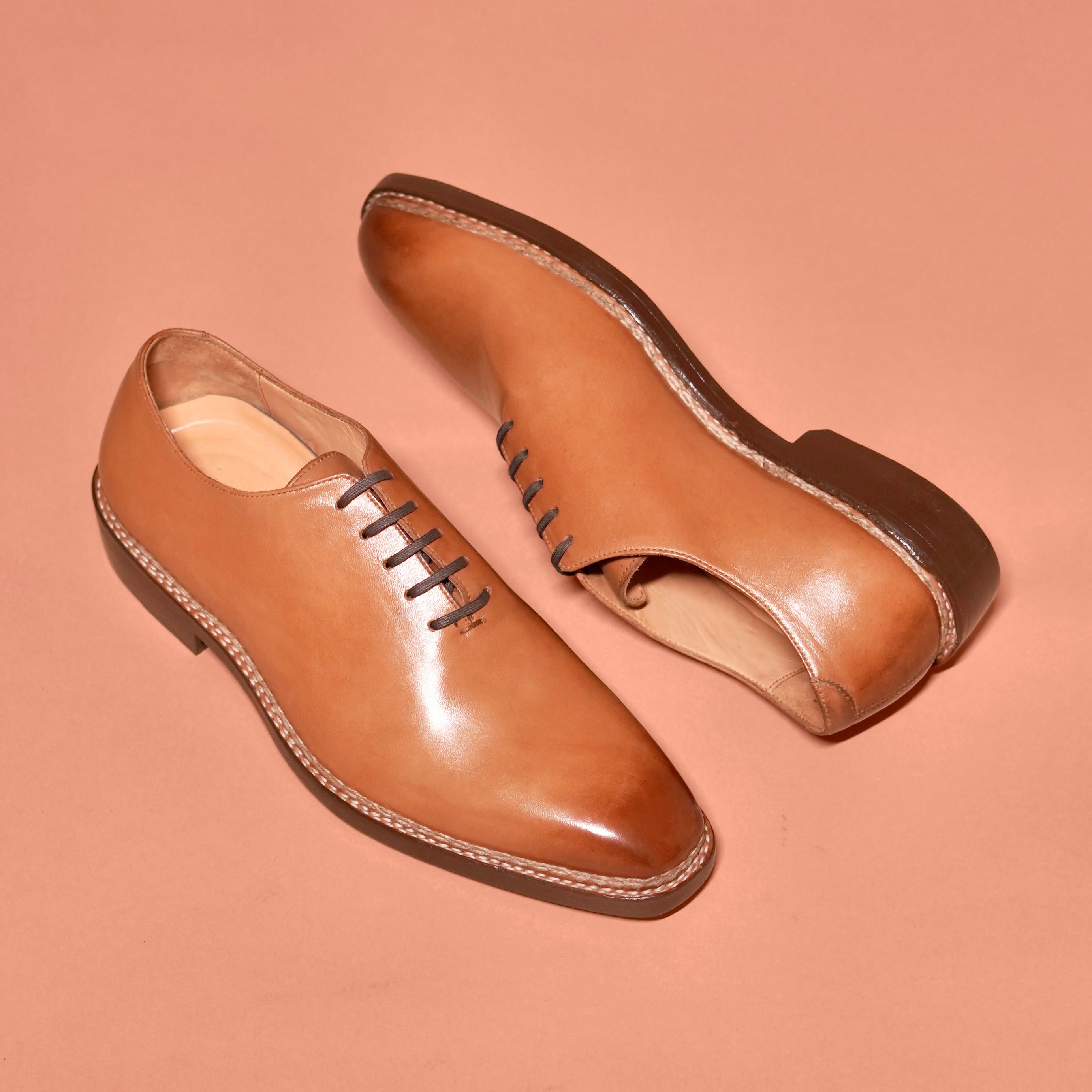 Bruno Cuccito | Tan dual-toned leather Oxfords