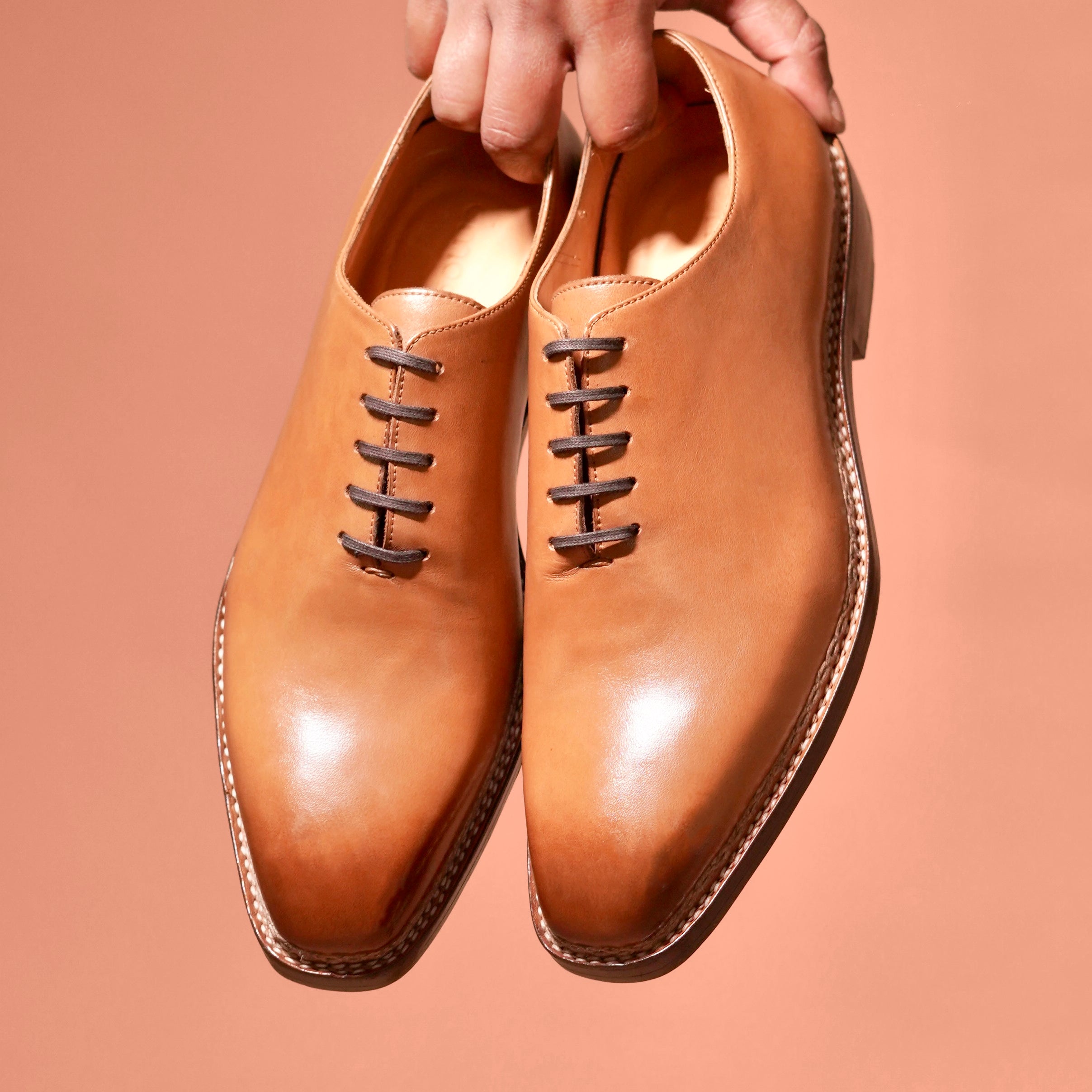 Bruno Cuccito | Tan dual-toned leather Oxfords