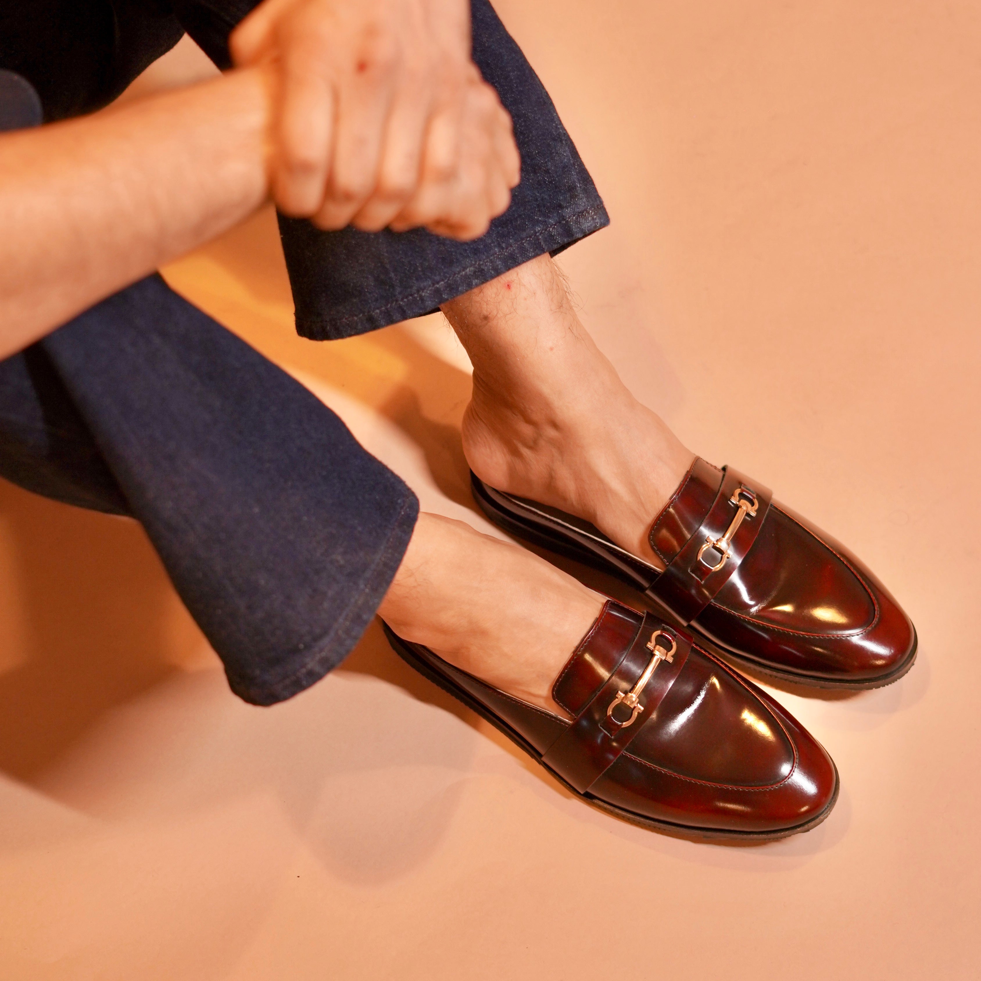 Hoffler Borgogno styled with ethnic and casual menswear