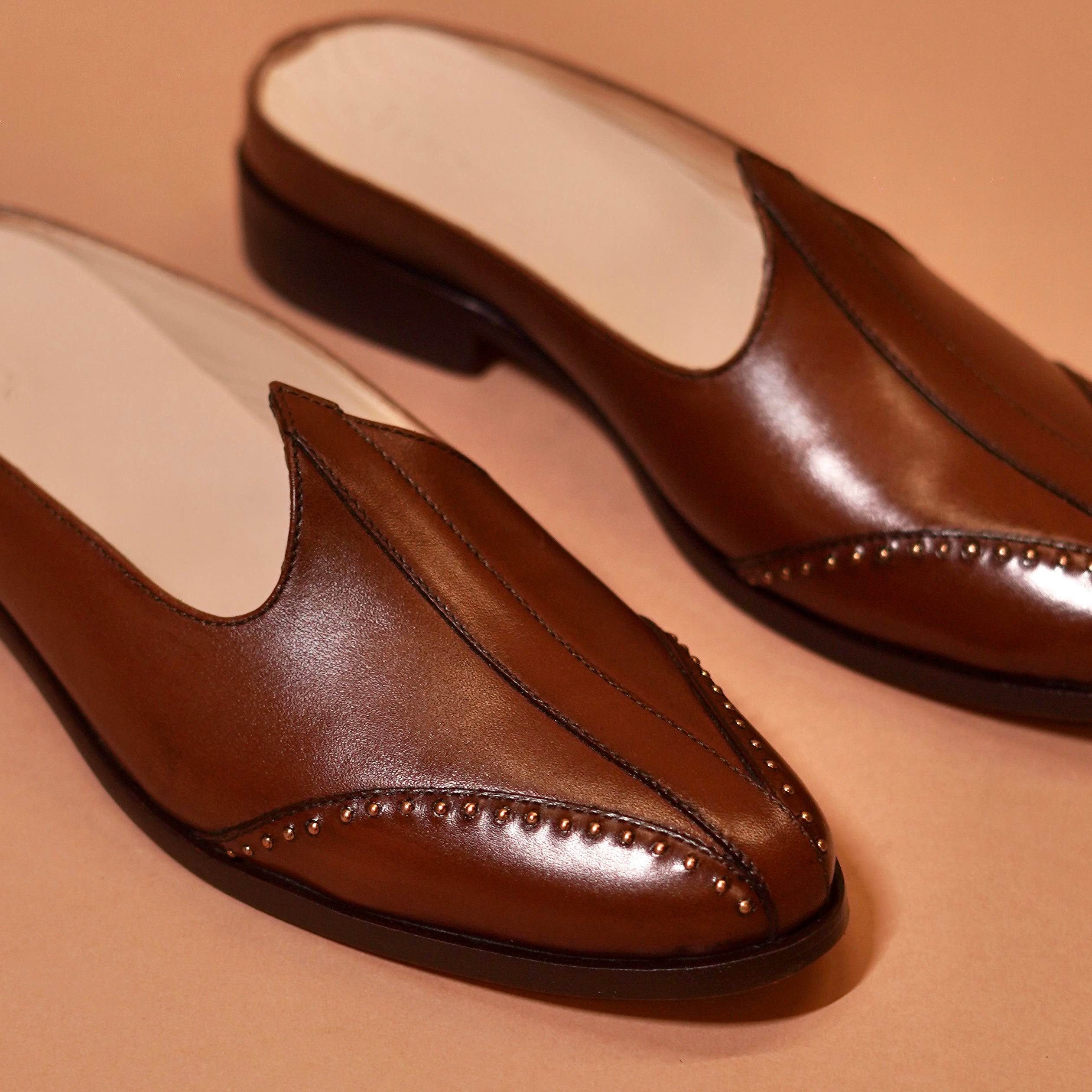 Festive men’s footwear in brown