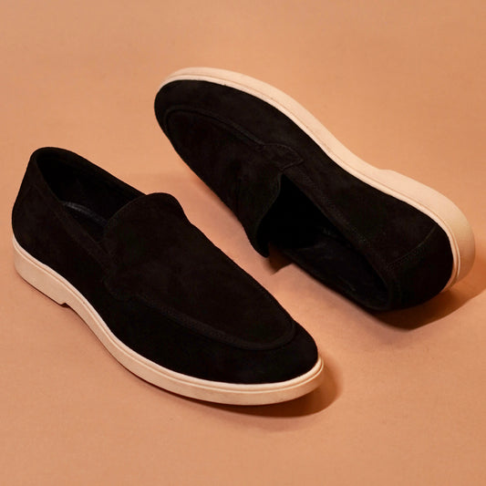 Close-up of suede texture