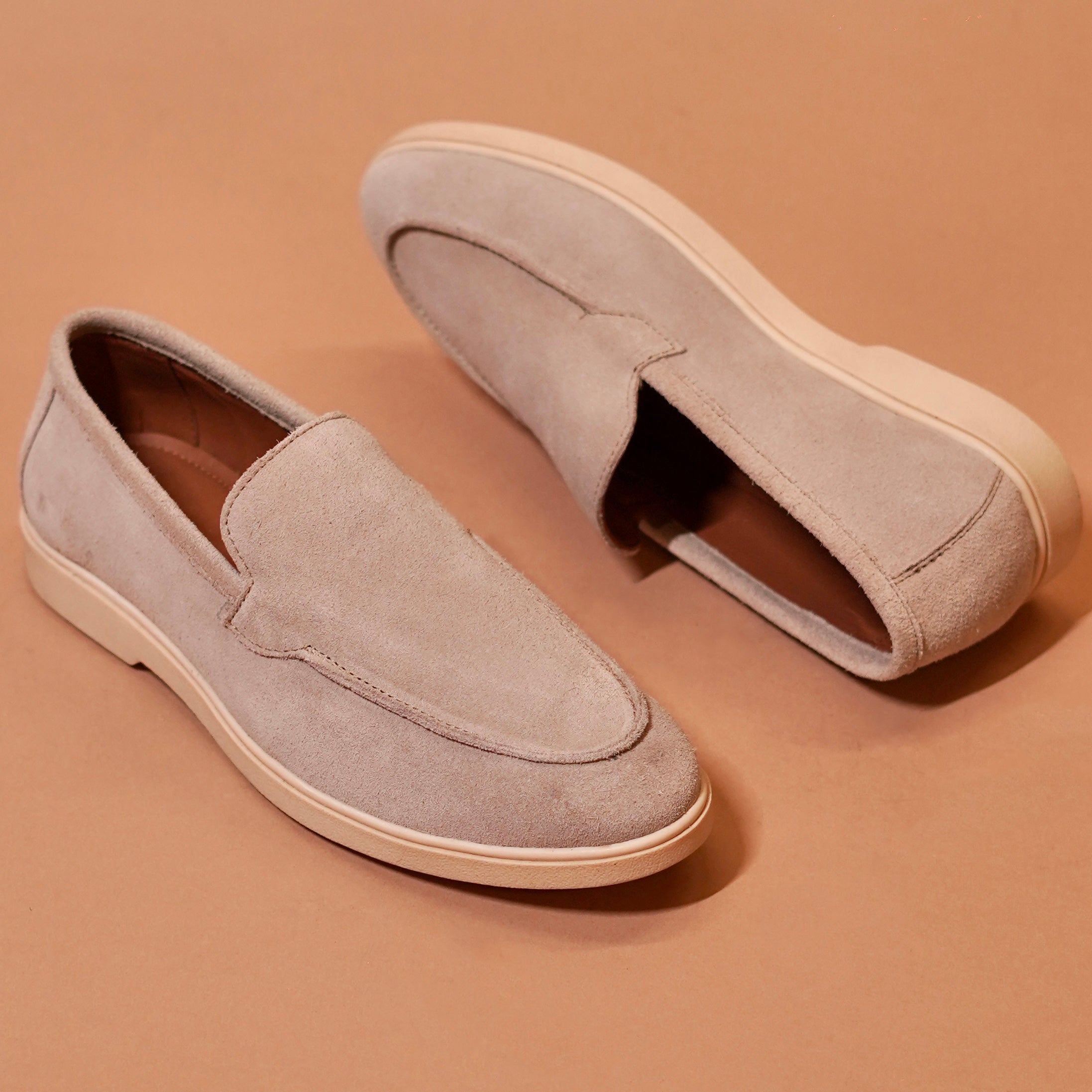 Close-up of suede texture