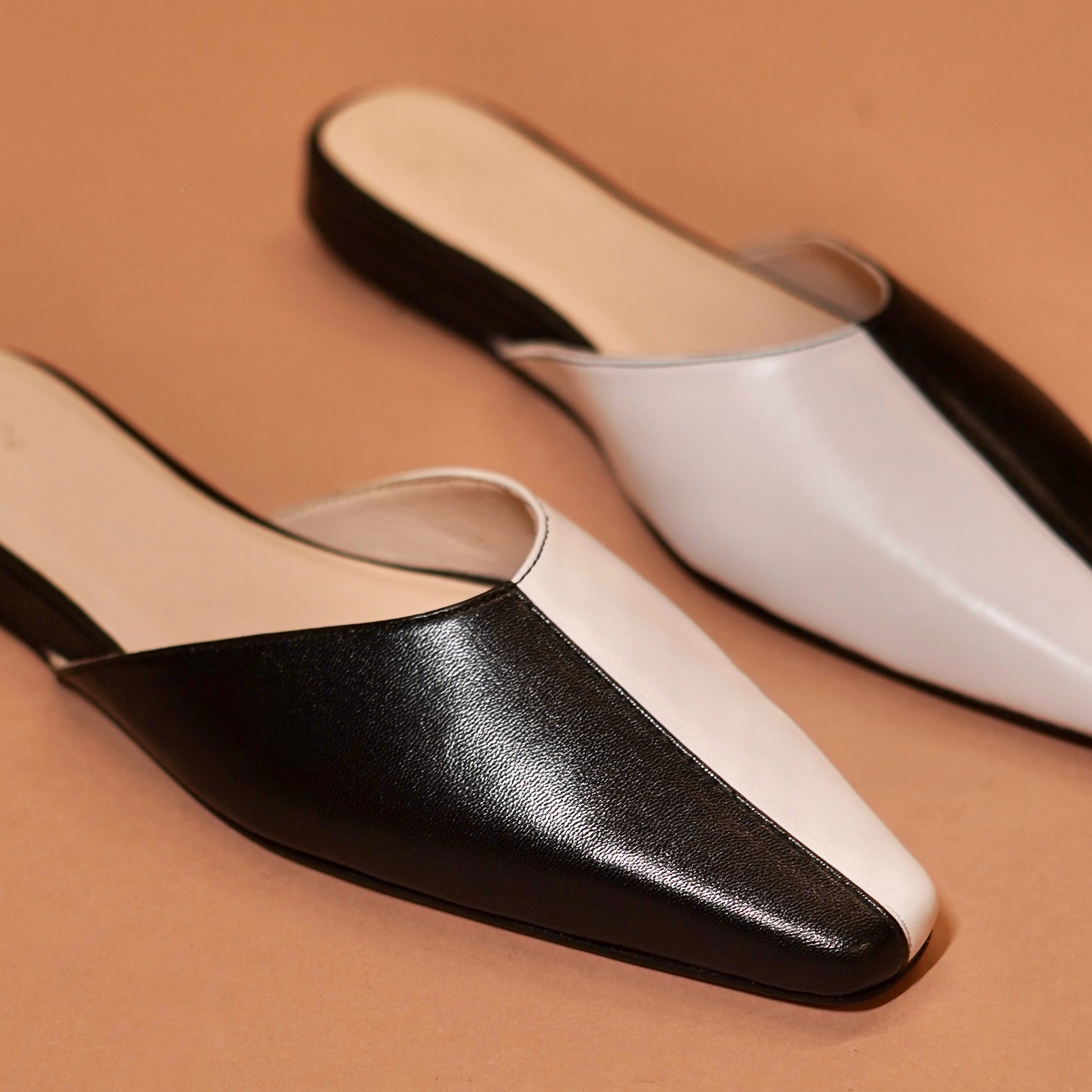  Minimal slip-on mule style