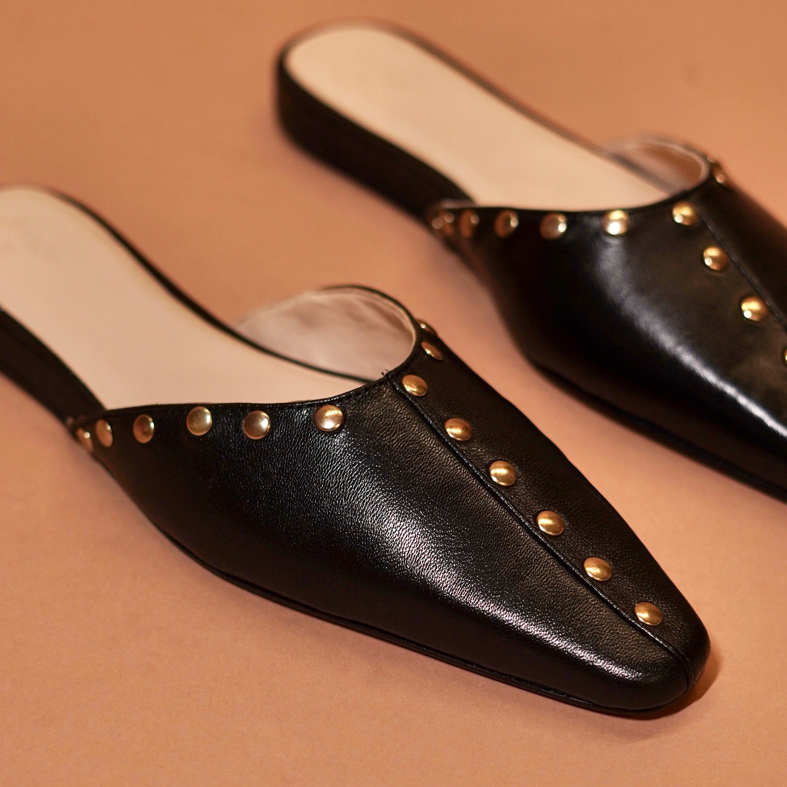 Close-up of rivet edges