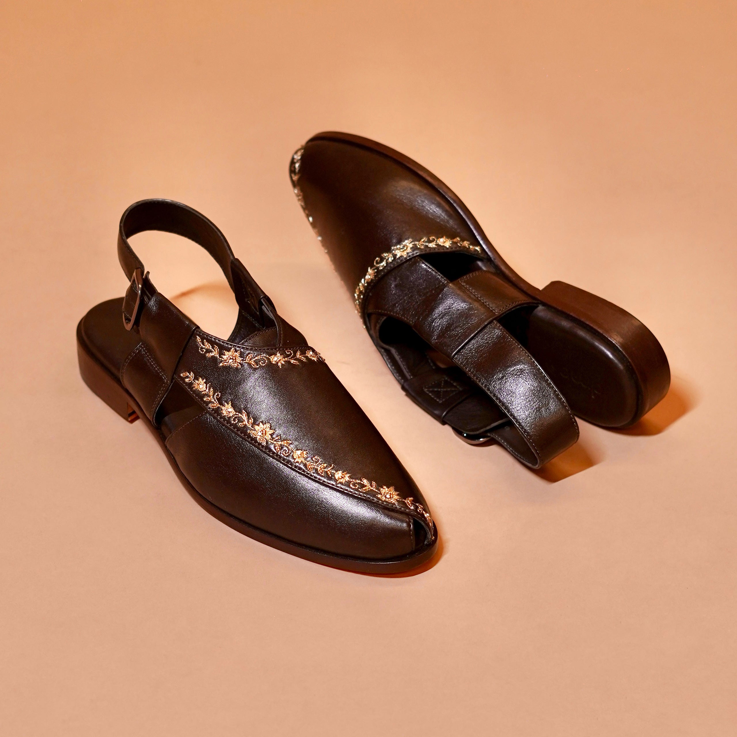 Traditional men’s sandal design