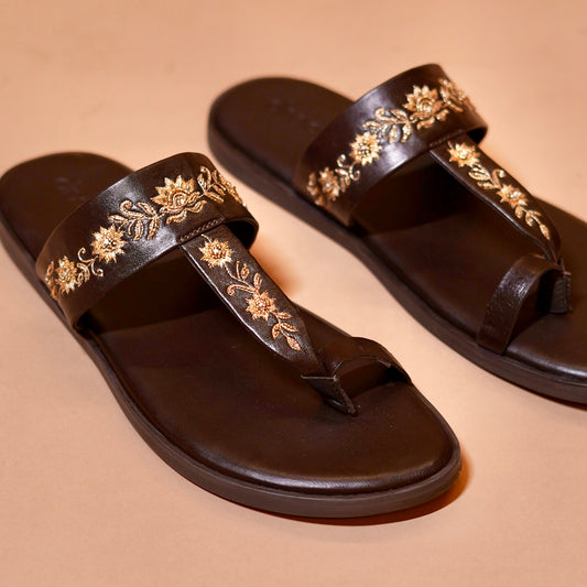 Leather sandal design