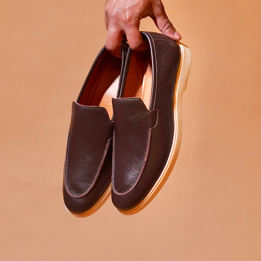 Minimal slip-on loafer design