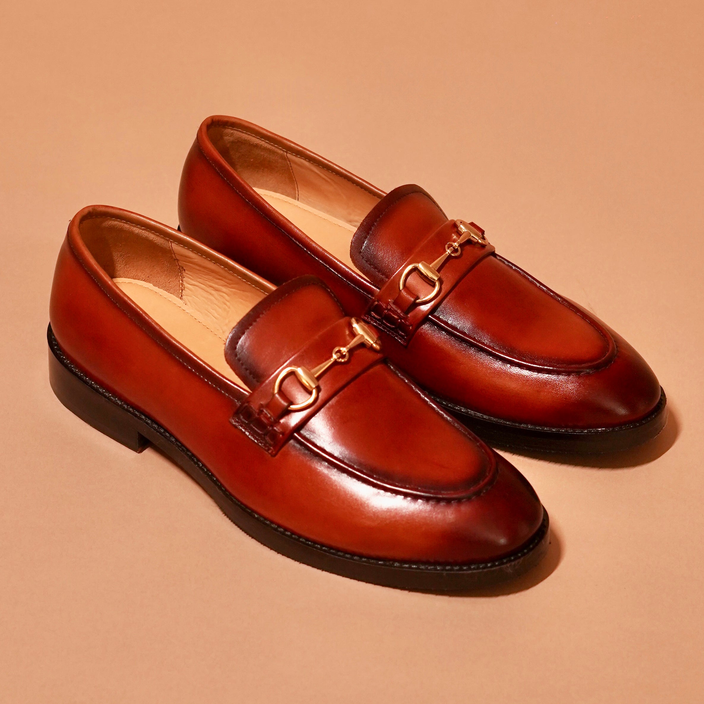 Moccasino Fibio Bruno styled with a tailored suit for formal elegance