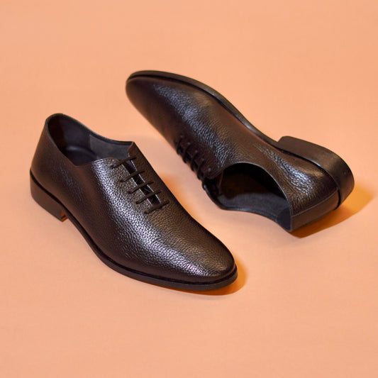 Genuine leather sole footwear