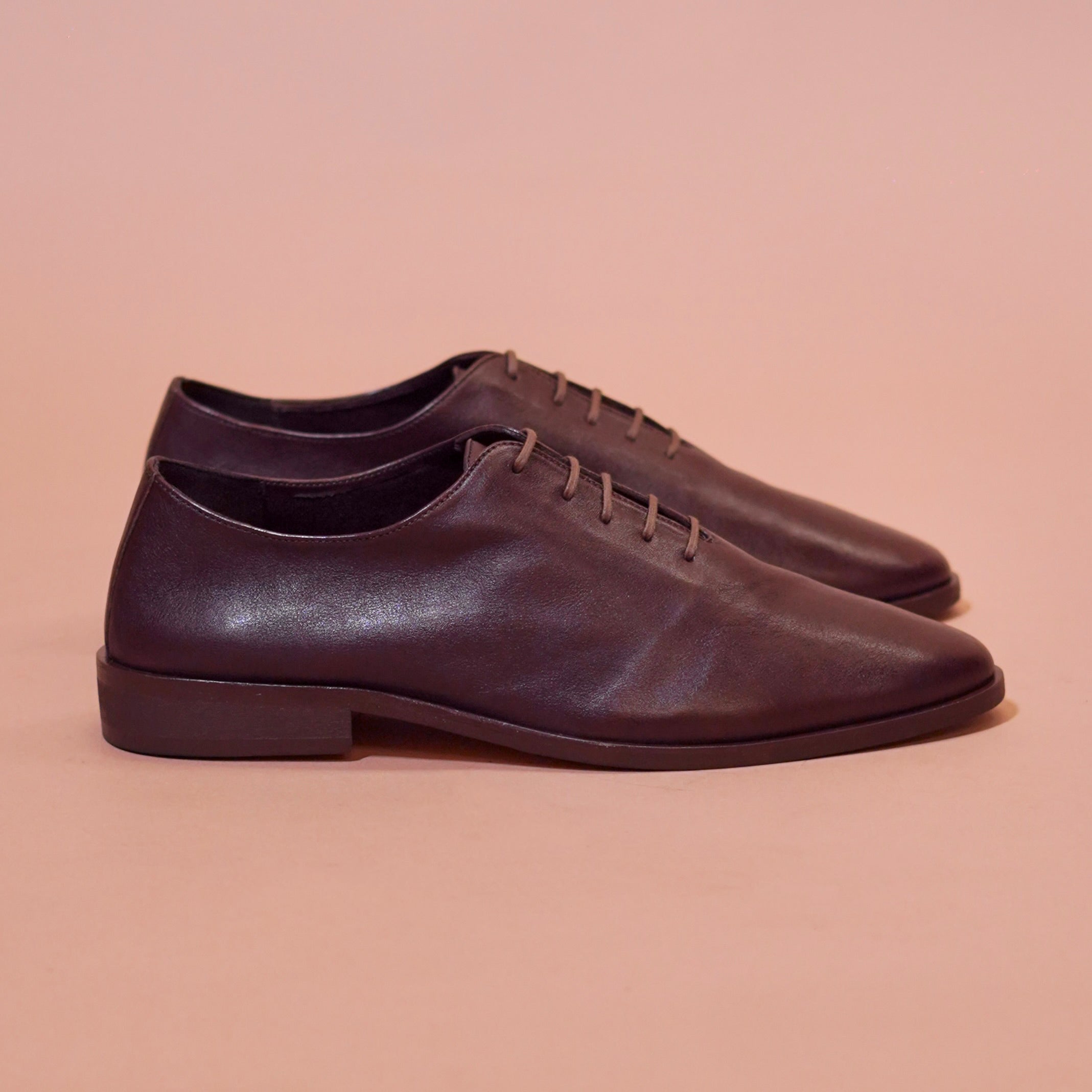 Bruno Stride – Dark Brown Wholecut Oxford Shoe for Men