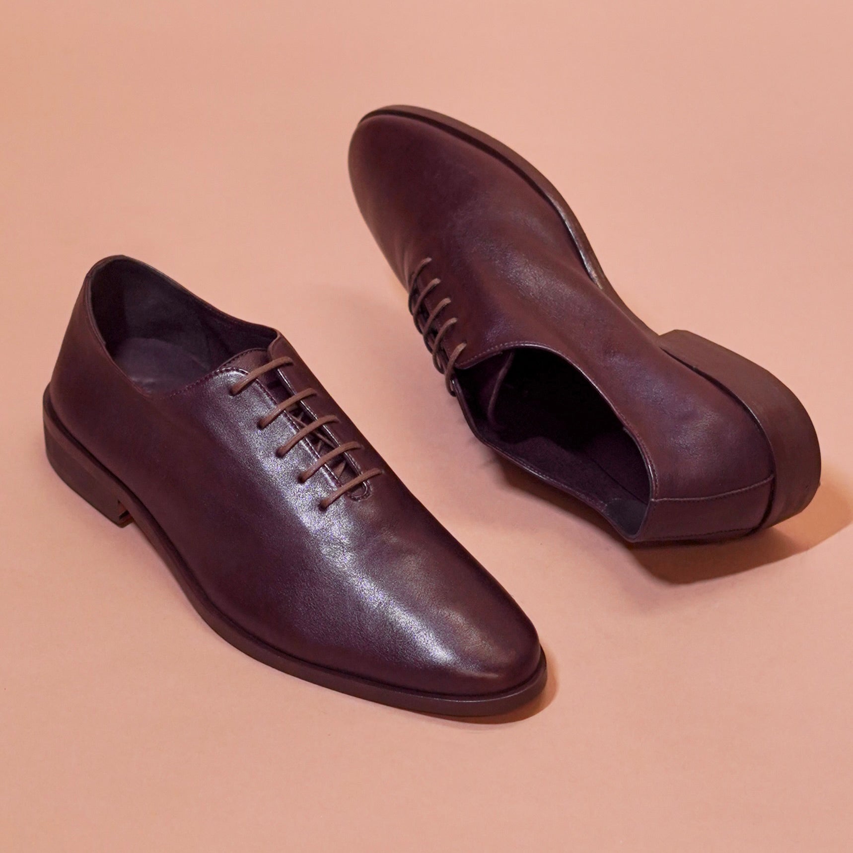Bruno Stride – Dark Brown Wholecut Oxford Shoe for Men
