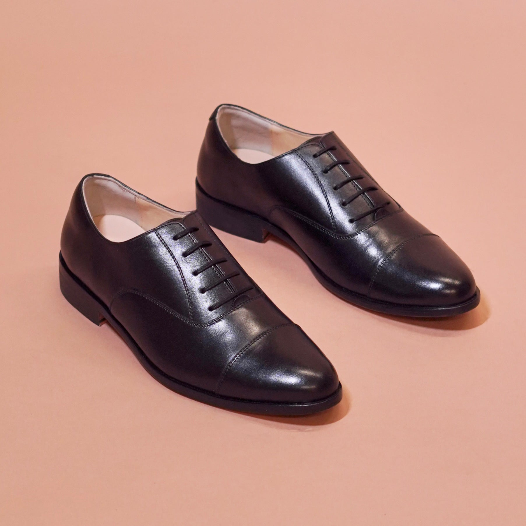 Capto Assasino | Classic black cap-toe oxford