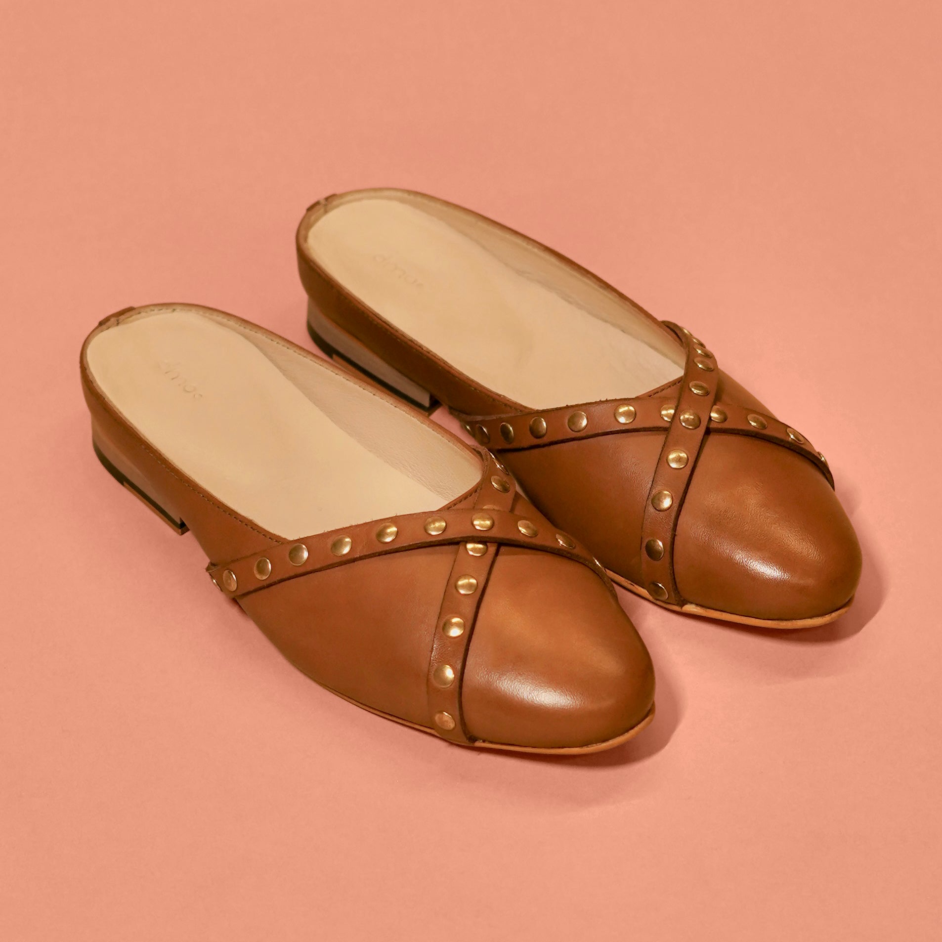 Riva Terra | Brown Leather Mule for Women