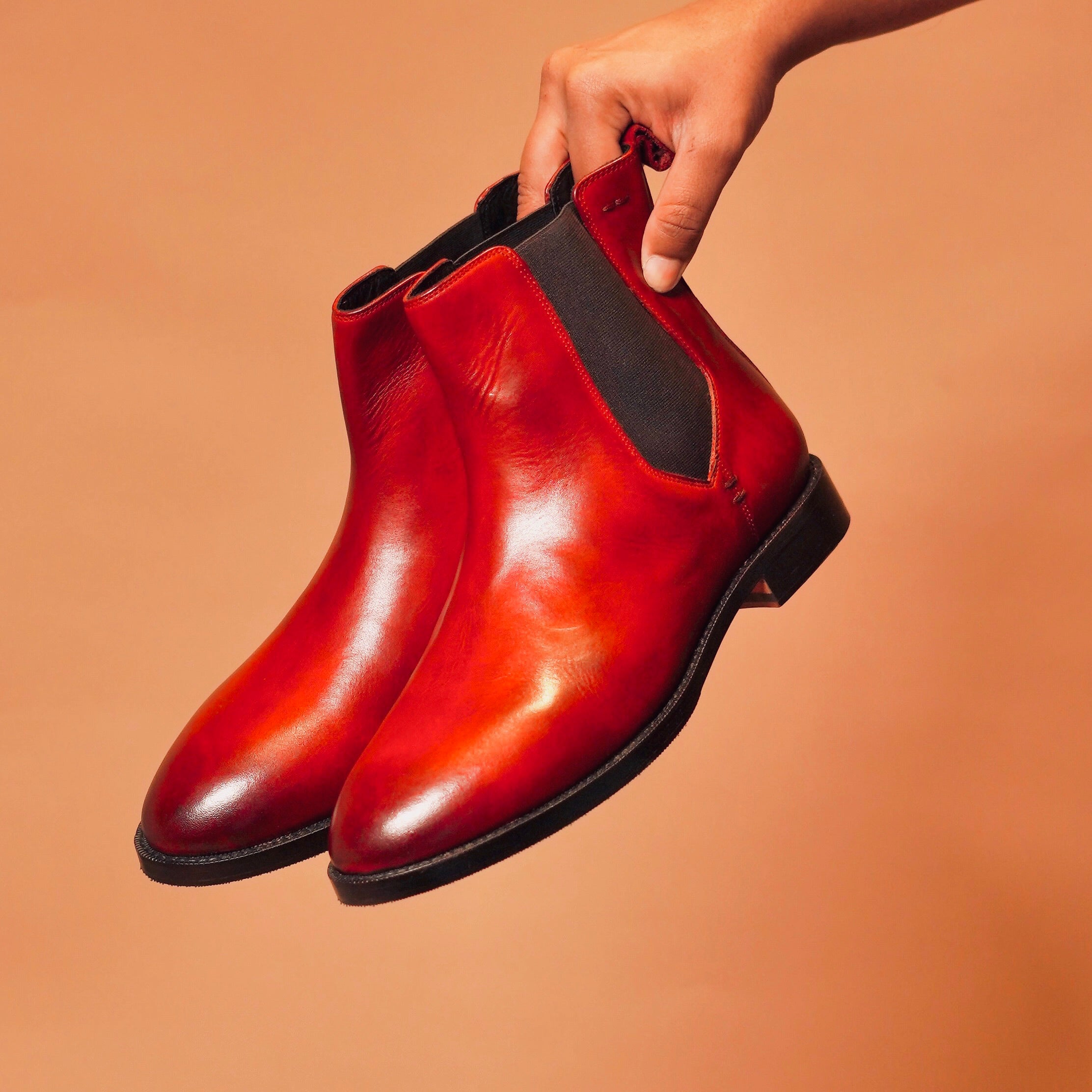 Front view of Sprazo Bordo boot highlighting the toe bump