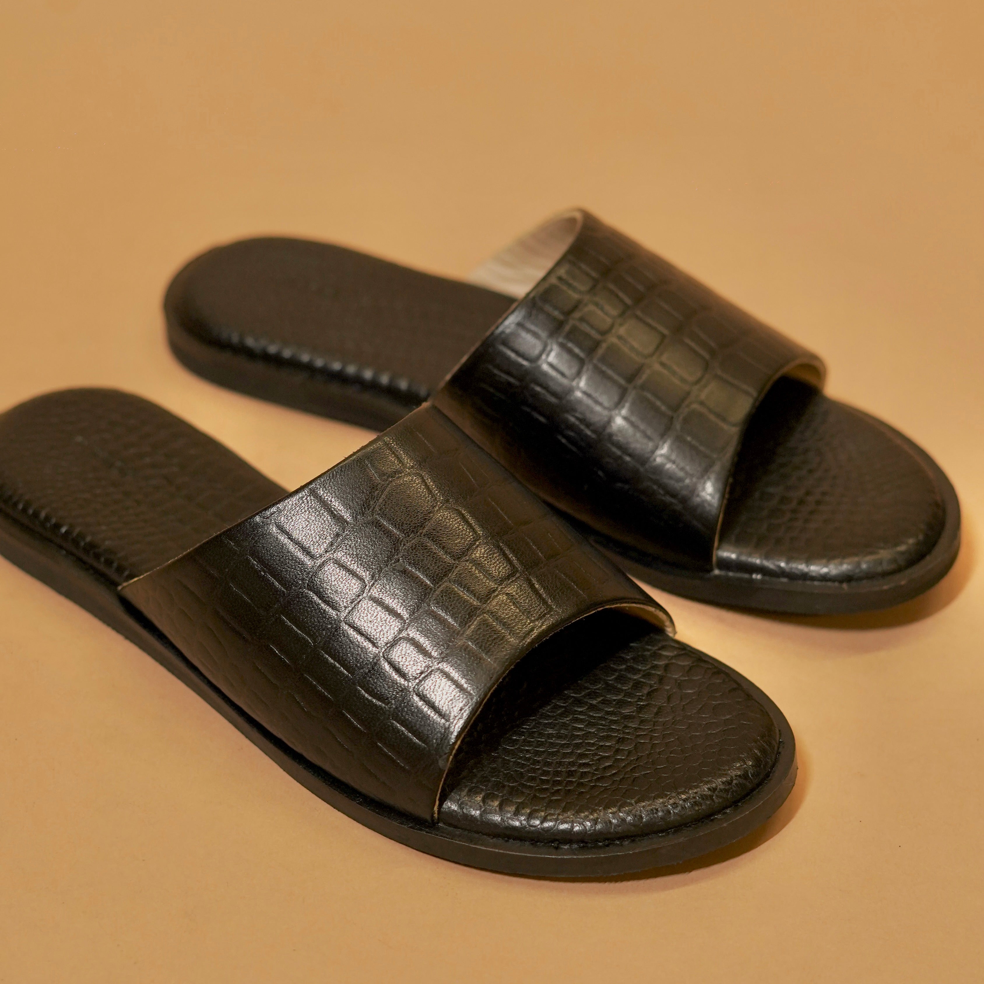 Close-up of leather texture