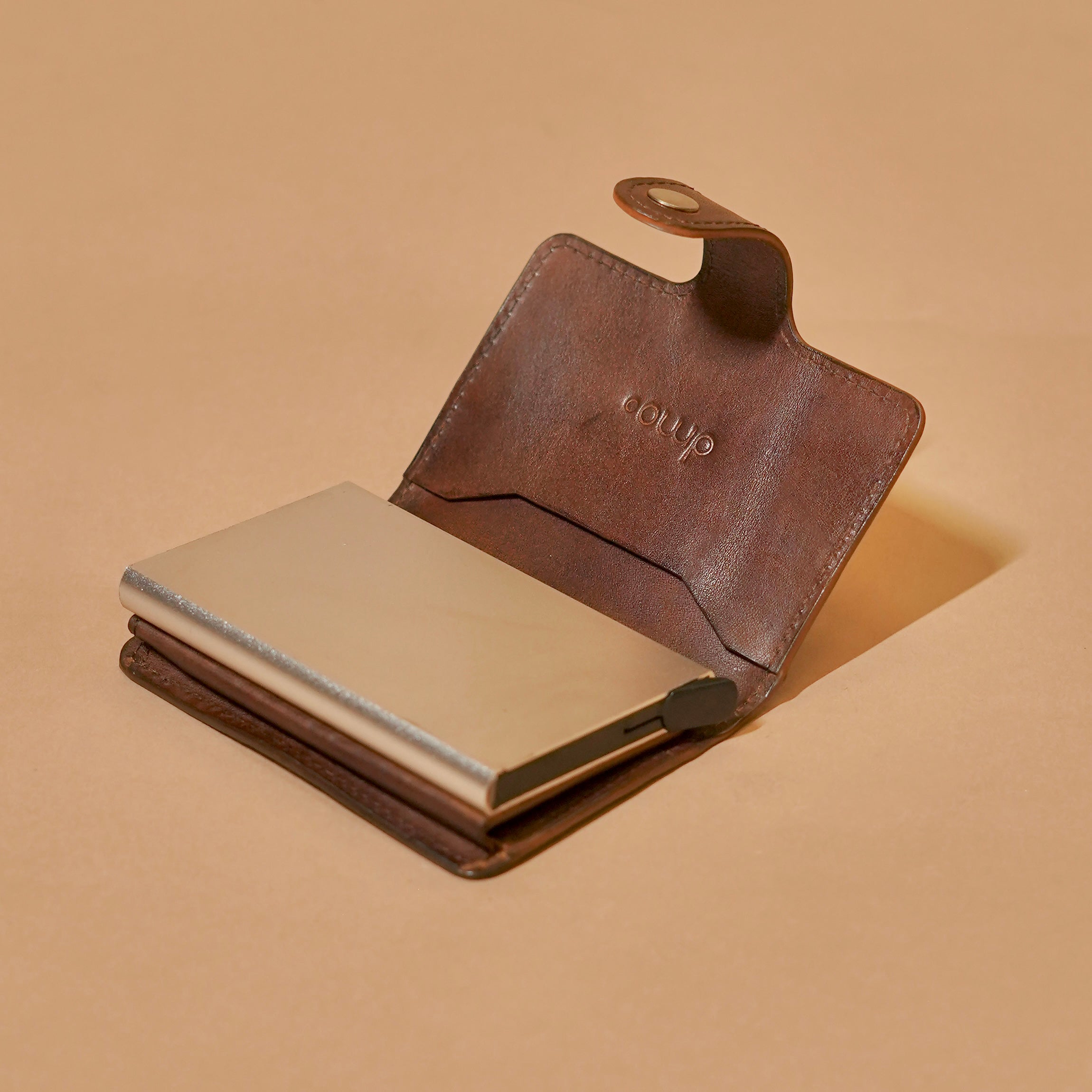 Close-up of leather texture and finish