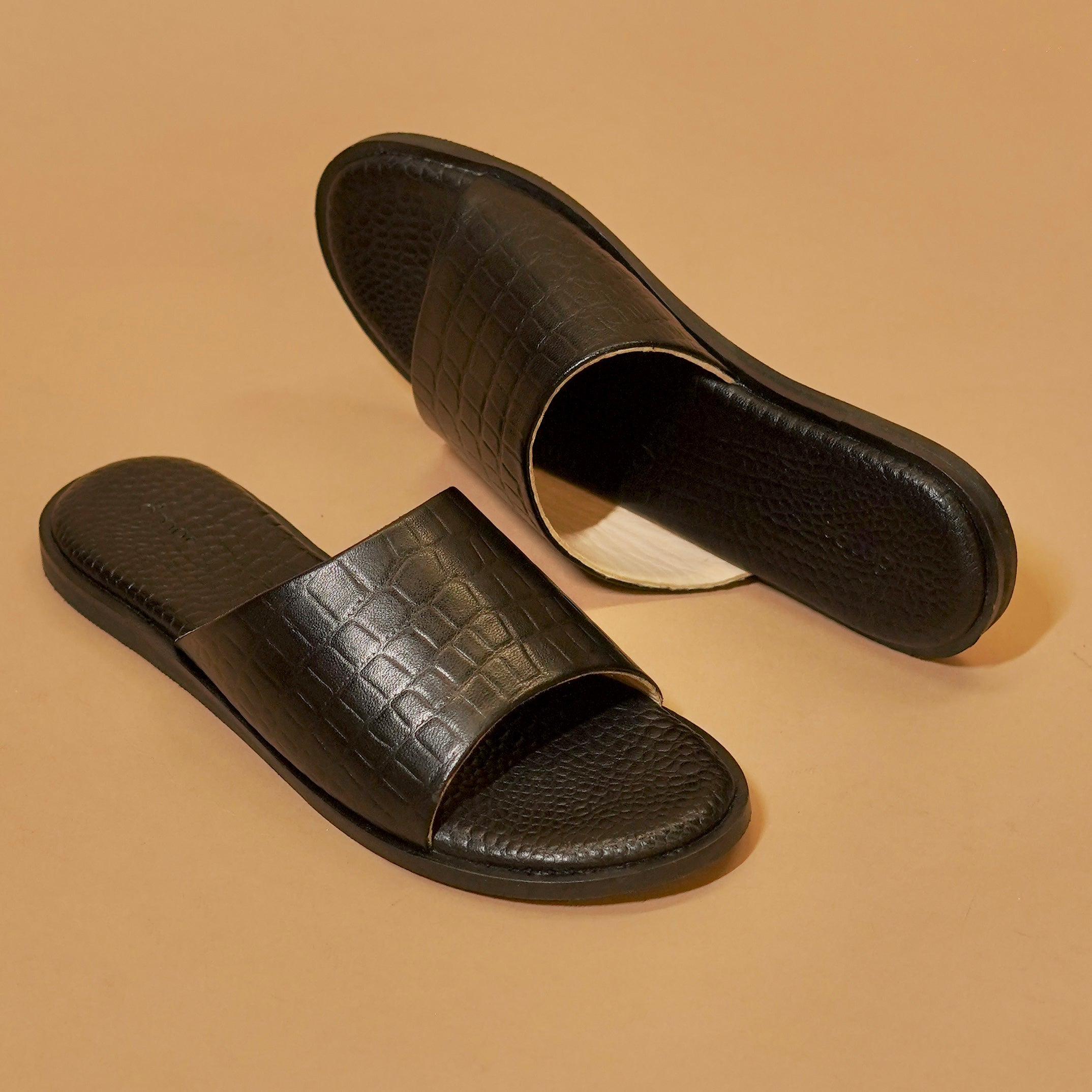 Styled with wide-leg neutrals