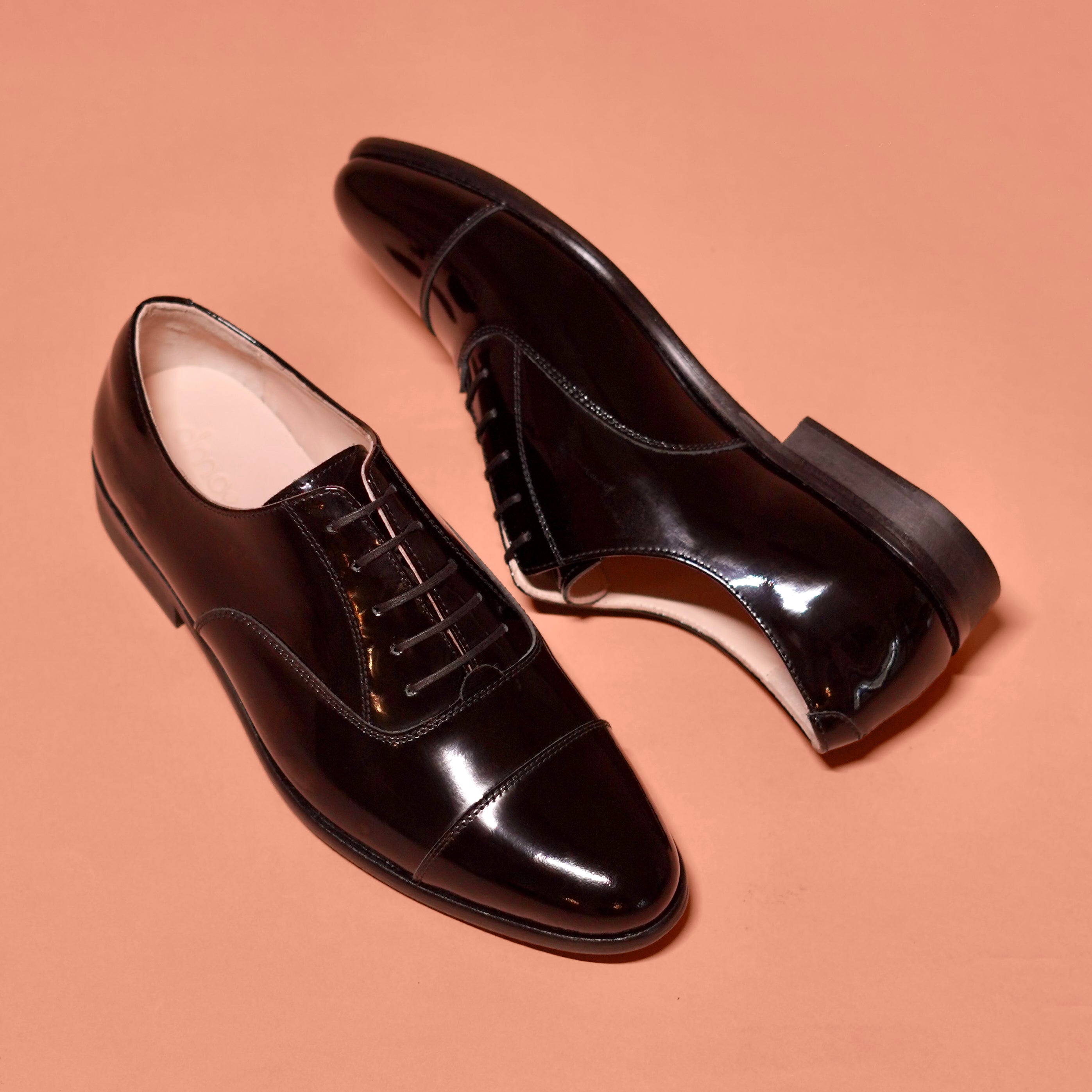 Capto Ferraro | Black patent leather Oxfords