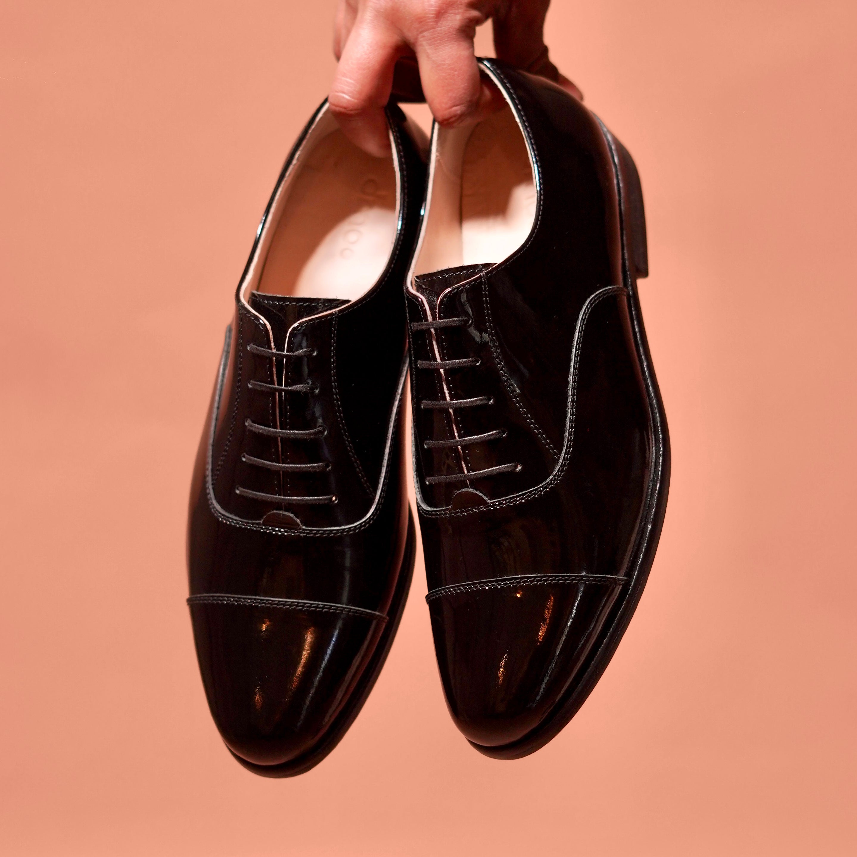 Capto Ferraro | Black patent leather Oxfords