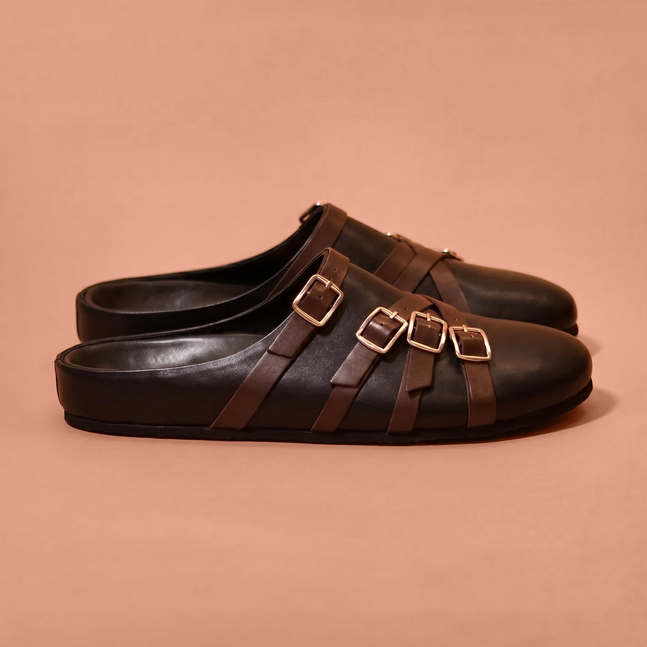 Men's buckle strap cork sandal
