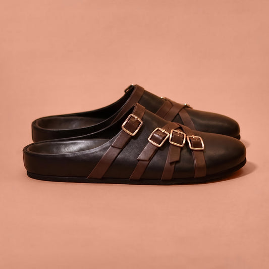 Men's buckle strap cork sandal