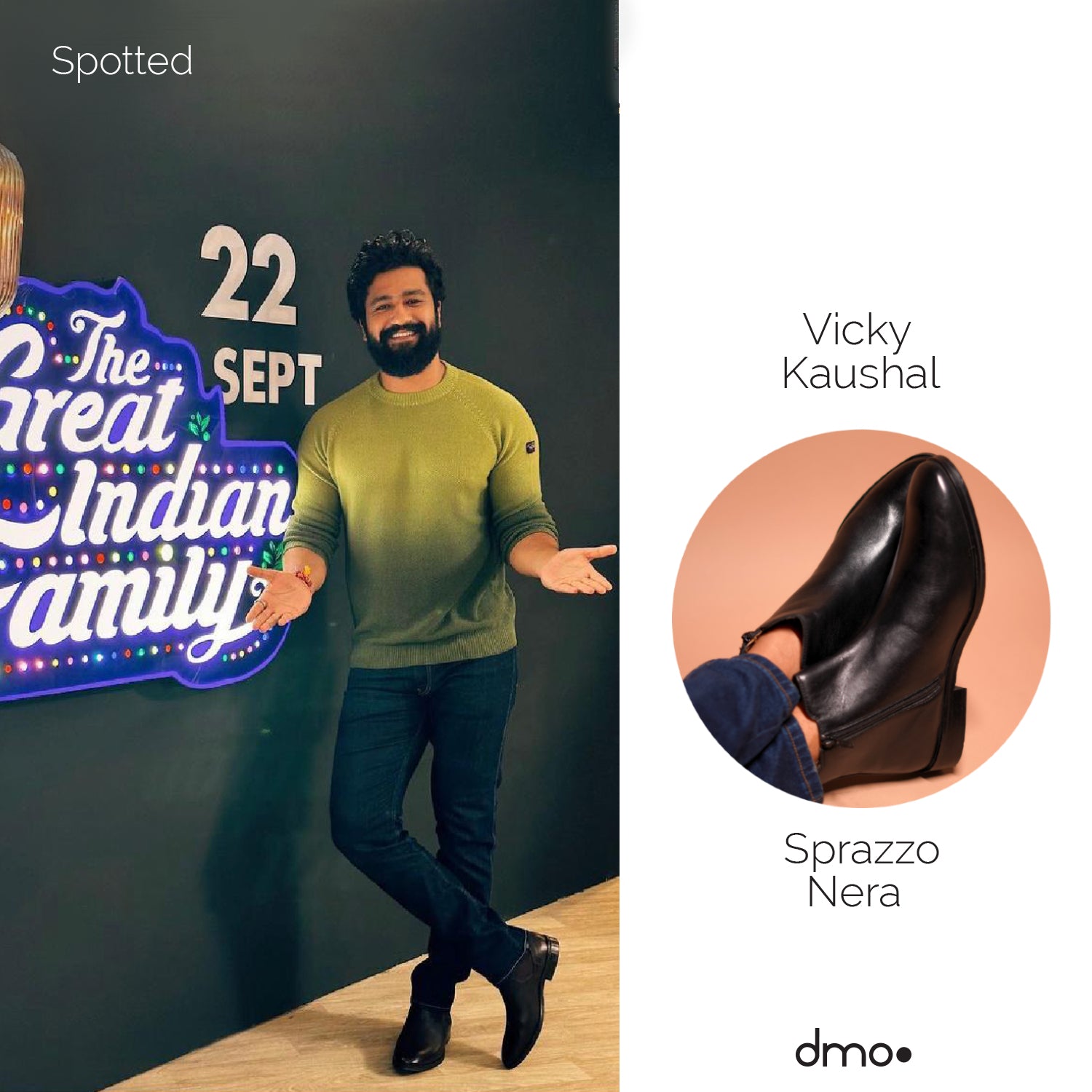 Vicky Kaushal X Sprazzo Nera
