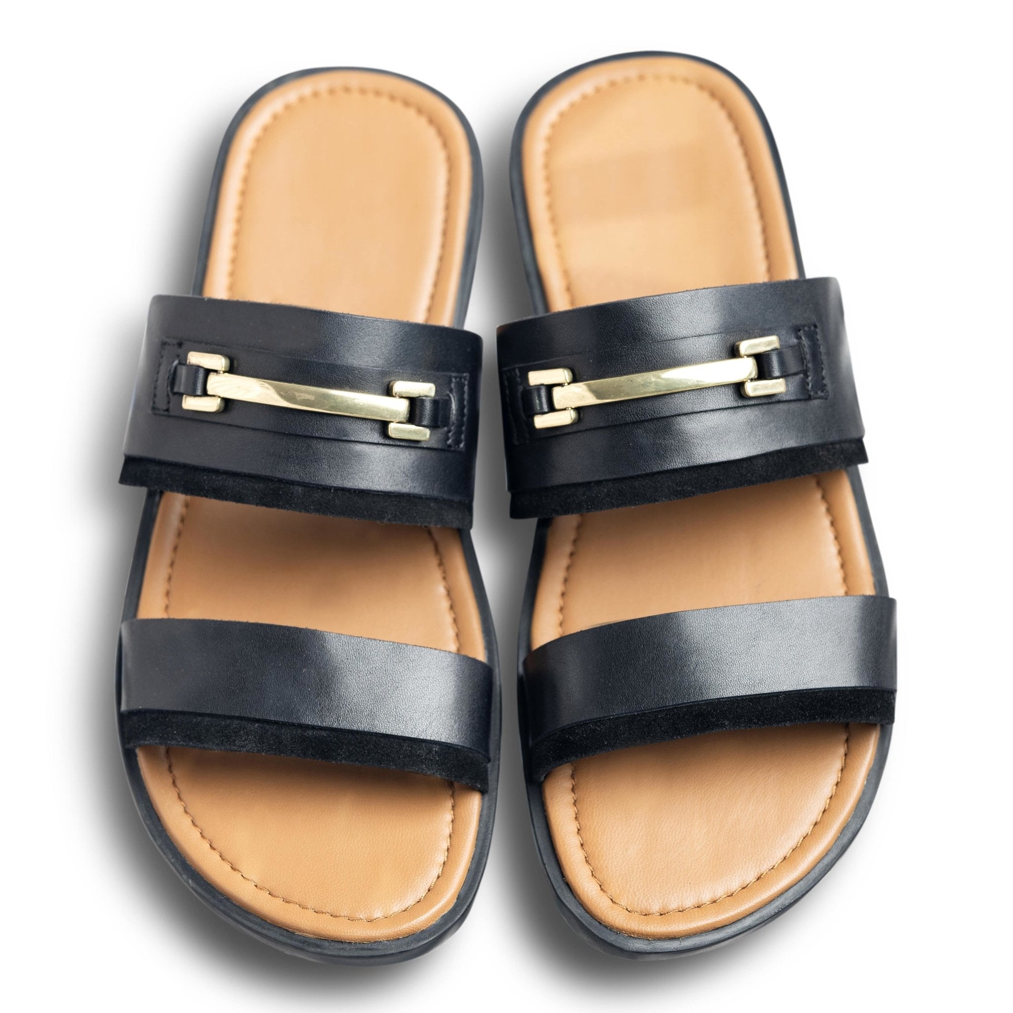 Brown and Golden Wedding Sandals, Size: 36-41